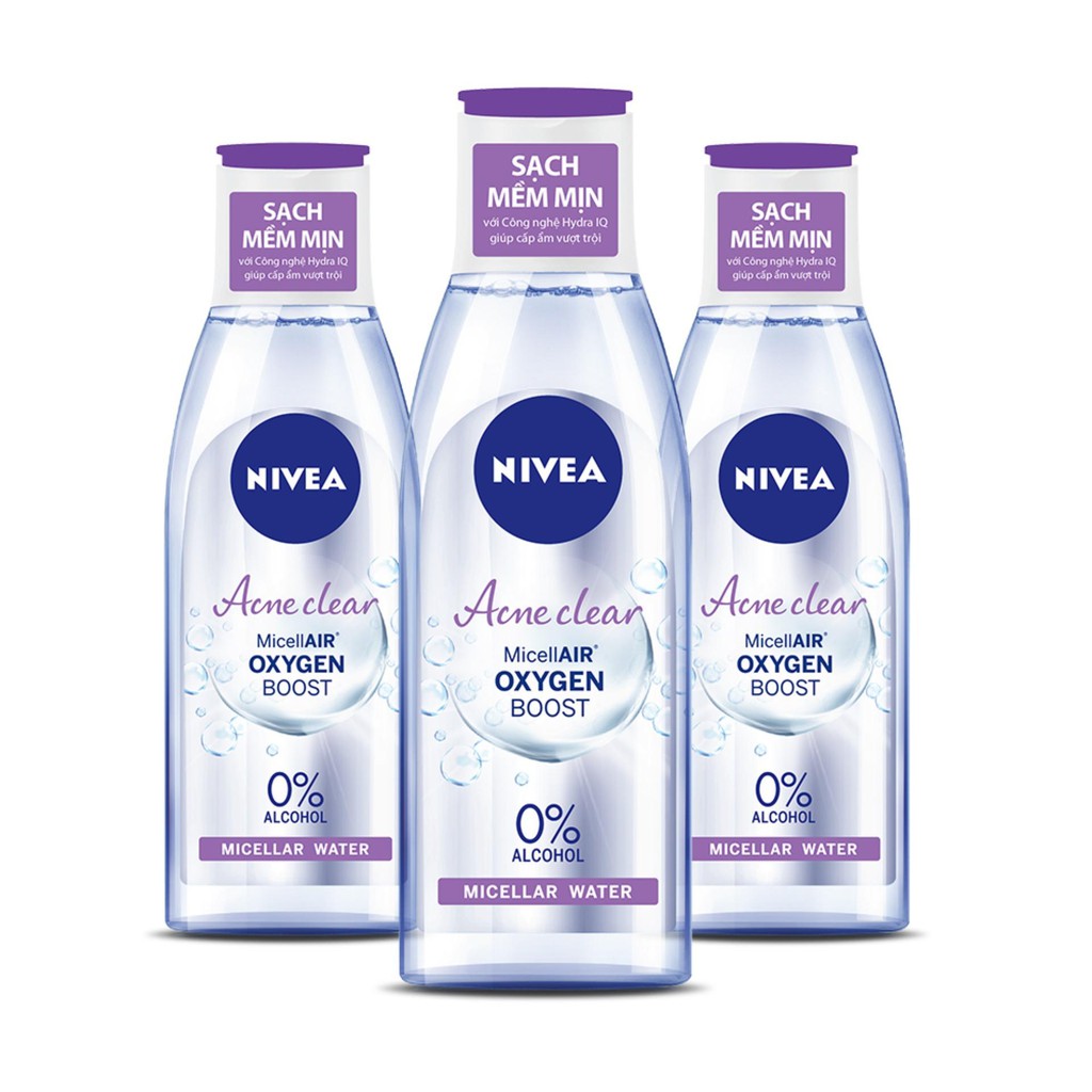 Nước tẩy trang Nivea Acne Care Make Up Clear Micellar Water 200ml