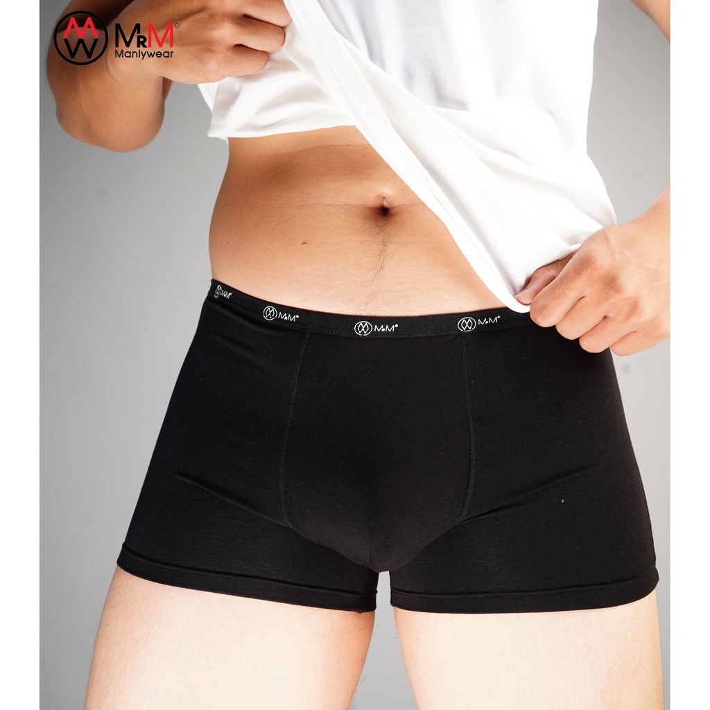 Quần lót nam Boxer cạp 1cm sợi tre tự nhiên mềm mịn thấm hút mồ hôi tốt MRM Manlywear