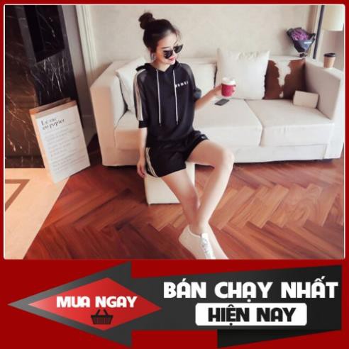 SET BỘ THỂ THAO QUẦN ĐÙI ÁO THUN NỮ IN CHỮ WOMEN CÓ NÓN KIỂU DÁNG HÀN QUỐC NEW 2020 PF044S ✔️ .