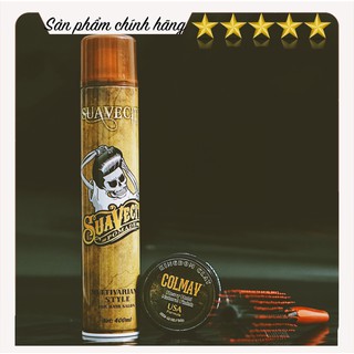 Sáp vuốt tóc COLMAV USA CHÍNH HÃNG+GÔM XỊT TÓC giữ nếp tặng lược /COMBO/ wax vuốt tóc/ keo vuốt tóc/ sap vuot toc/ wax