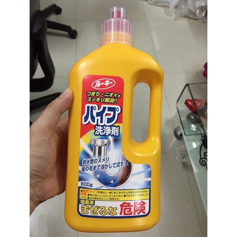 Dung dịch thông cống Rocket 800g loại to nước thông cống siêu mạnh khử mùi hôi hiệu quả - 1969s Việt Nam