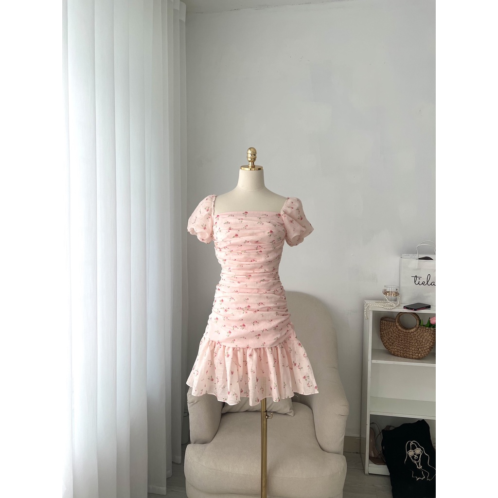 TIELA Đầm váy hoa nhún - Mabel Dress