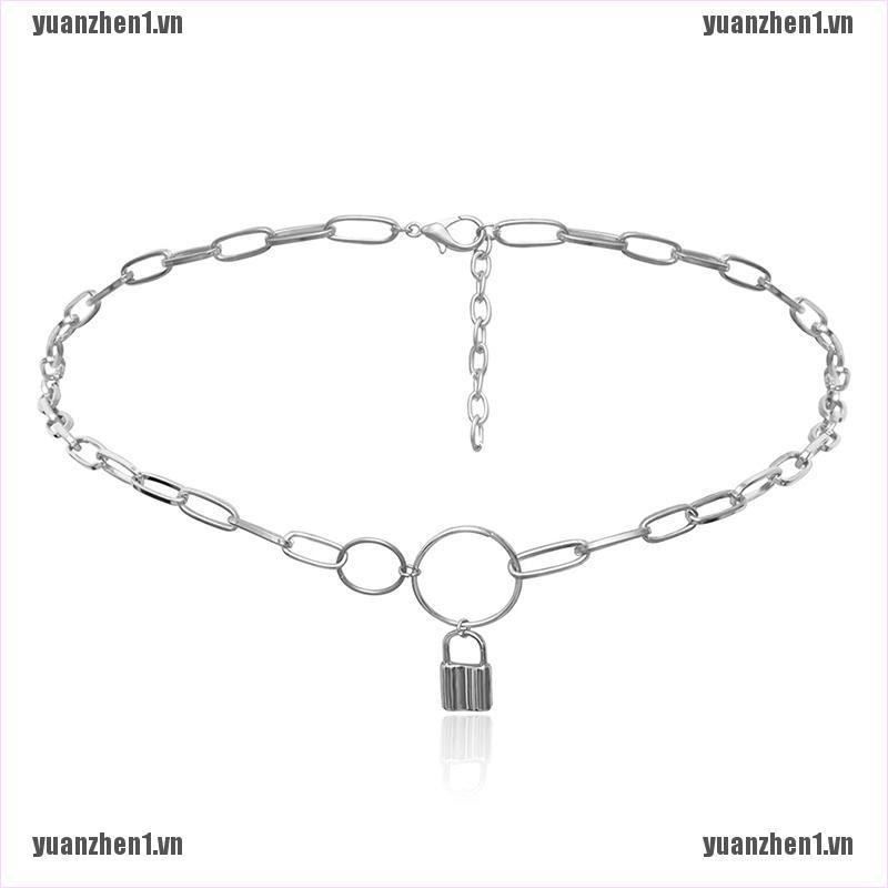[YUANZHEN1] Thắt Lưng Xích Khóa Kim Loại Goth Phong Cách Punk Cho Nữ