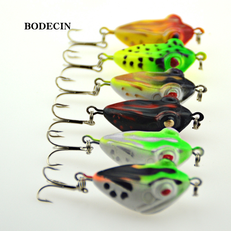 1 Mồi Câu Hình Con Ếch Giả 4cm 6g