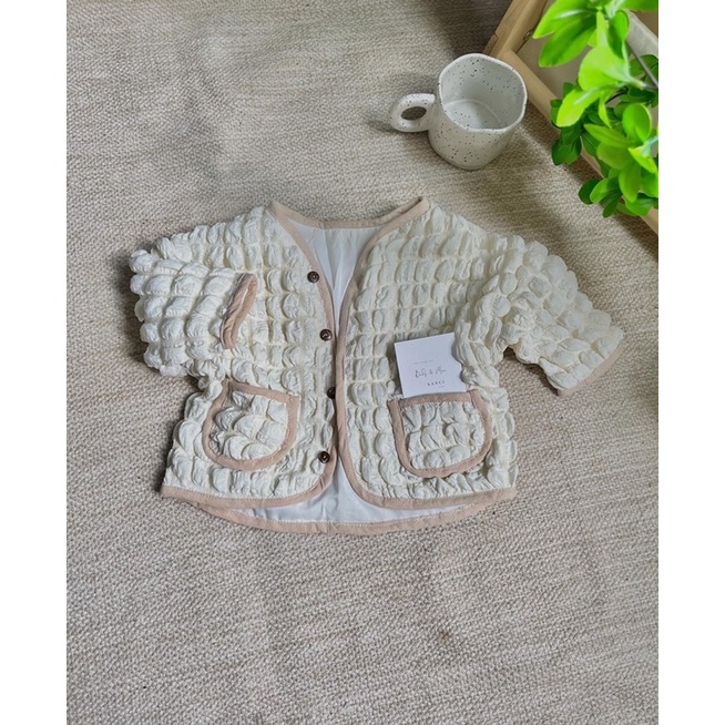Áo khoát xốp bồng /2 lớp em bé nanci room