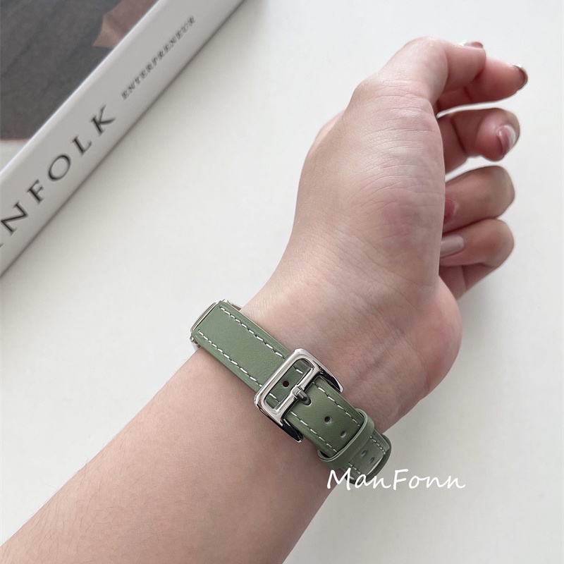 Dây đeo da thời trang thay thế cho đồng hồ Xiaomi Mi Band 6 5 4 3 Mi Band 5 6