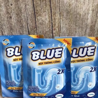Bột thông cống blue