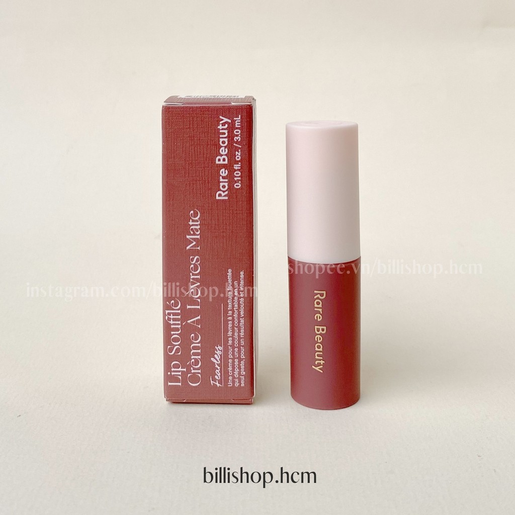 Son kem Rare Beauty Souffle Matte Lip Cream màu Fearless 3ml