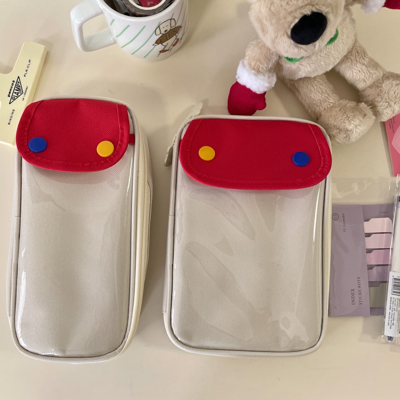 Túi Đựng Bút Canvas Sức Chứa Lớn Đa Năng