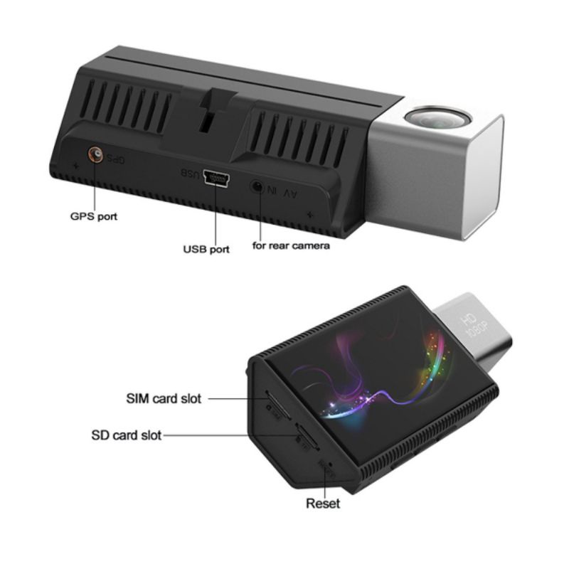 Camera hành trình thông minh C3 F8 Cắm sim 4G android dẫn đường GPS/Wifi/4G/ADAS giám sát từ xa