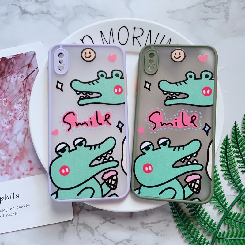 Ốp Lưng iphone XsMax Viền Nhựa Dẻo Hình Kute