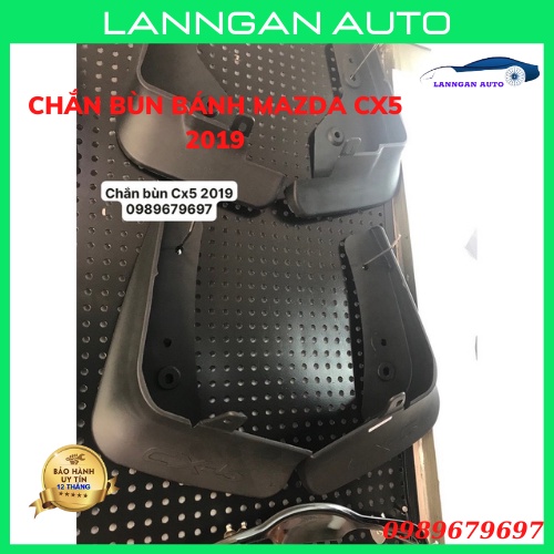 Chắn bùn bánh ô tô Mazda Cx5 2015-2022 bộ chắn bùn 4 bánh xe, Nhựa dẻo bền bỉ