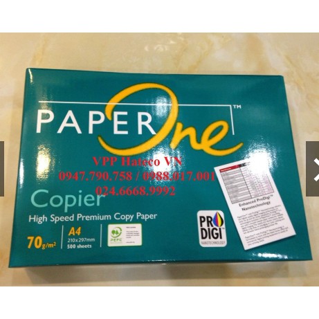 Giấy Paper One A4 ĐL70gsm - Giấy In - Giấy Photo - Giấy A4