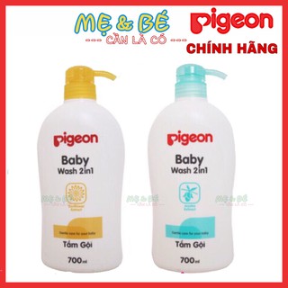 TẮM GỘI 2IN1 PIGEON 700ML (mẫu mới)