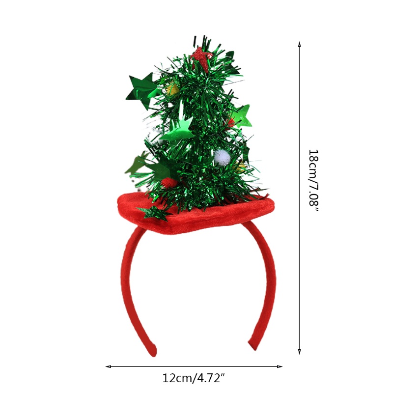 Băng Đô Hình Nón Giáng Sinh Lấp Lánh Dễ Thương