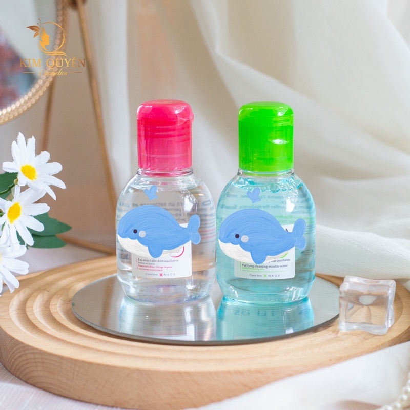 Nước Tẩy Trang Bioderma  màu hồng  , màu xanh  100ml - 500ml