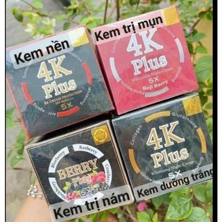 4 loại hũ kem 4k plus hũ to 20gram chính hãng thái lan