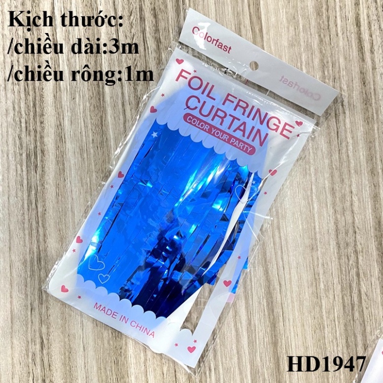 rèm trang trí sinh nhật [FREESHIP❤️] rèm 2m,3m trang trí phòng sinh nhật nhật