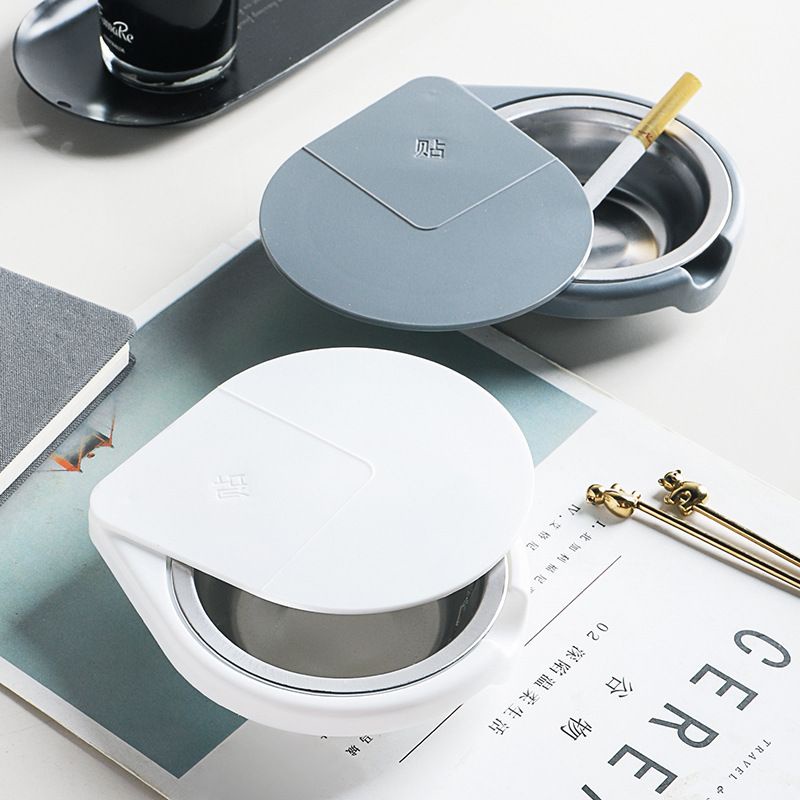 Gạt tàn bằng thép kiểu xoay dưới bàn,,,