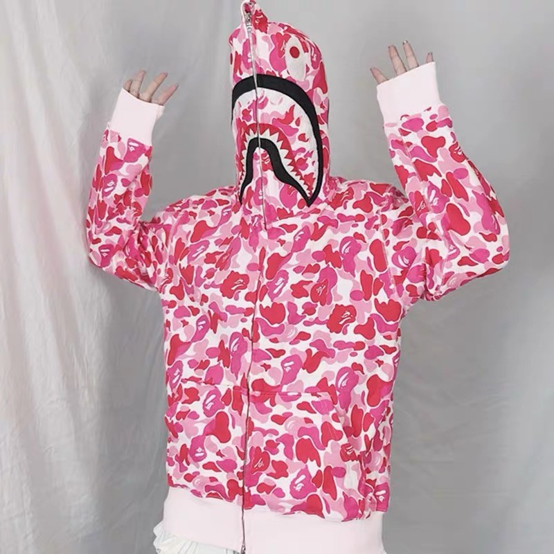 Áo khoác bape Ulzzang cá tính họa tiết ( hàng ỎRDER- loại 1- mặc bốn mùa)