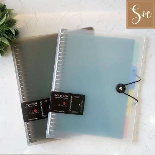 Bìa sổ Binder nhựa , gài dây A5  B5  A4