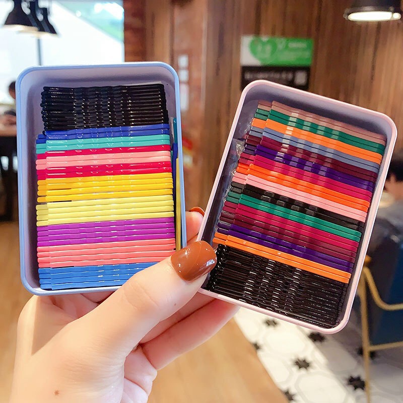 (sẵn hàng giao ngay) gim kẹp tóc sắc mầu hót hít