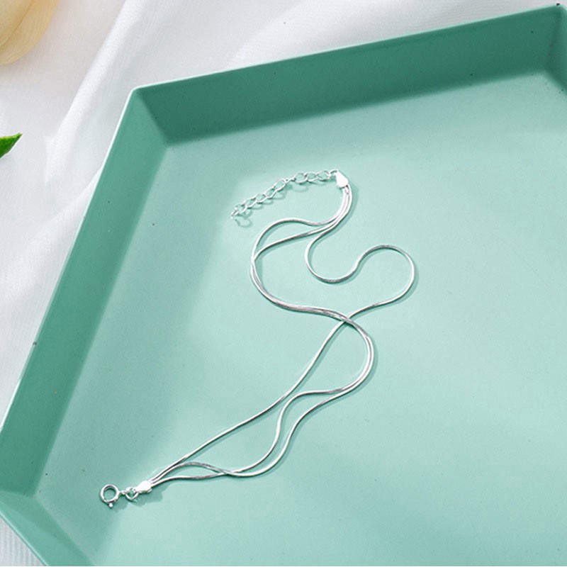  Vòng đeo tay bạc nhiều lớp phong cách Hàn Quốc thời trang cho nữ | BigBuy360 - bigbuy360.vn