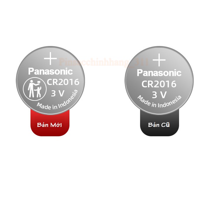 Pin cúc áo, pin nút áo Panasonic CR2025, CR2032, CR2016, CR1632, CR1220, CR1620, CR1616 3V Lithium Made in Indonesia