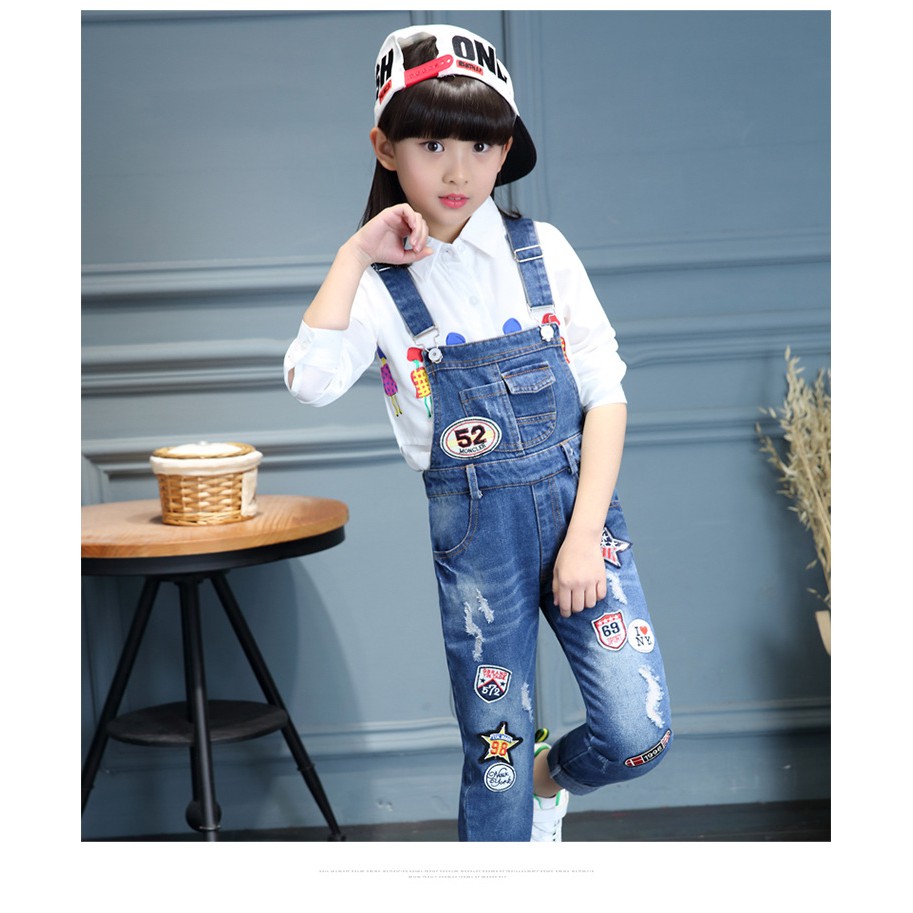 Quần yếm jeans sz đại