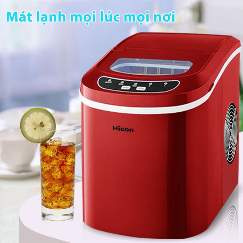 Máy làm đá mini tự động có thể tạo ra 15 kg đá một cách nhanh chóng H105B/H105R*