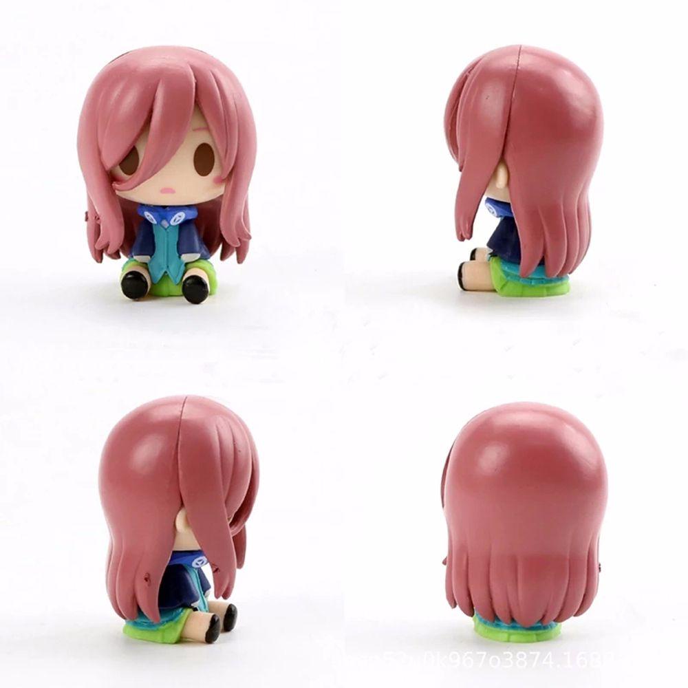 CLEOES Bộ 5 Mô Hình Nhân Vật Hoạt Hình Anime Sáng Tạo Trang Trí Bàn Làm Việc