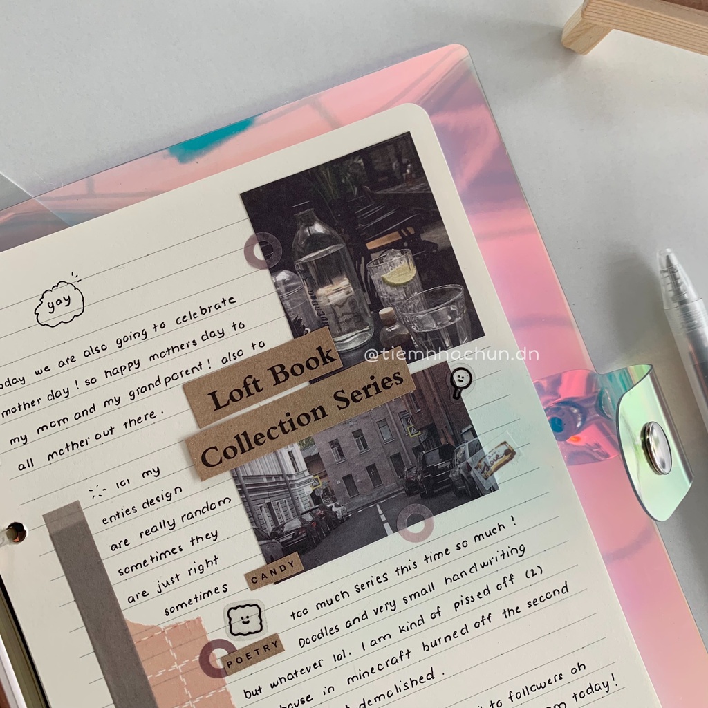 SỔ CÒNG SẮT BINDER A5 BÌA NHỰA DẺO 100 TRANG  - GIẤY 120GSM - Tiệm nhà Chun