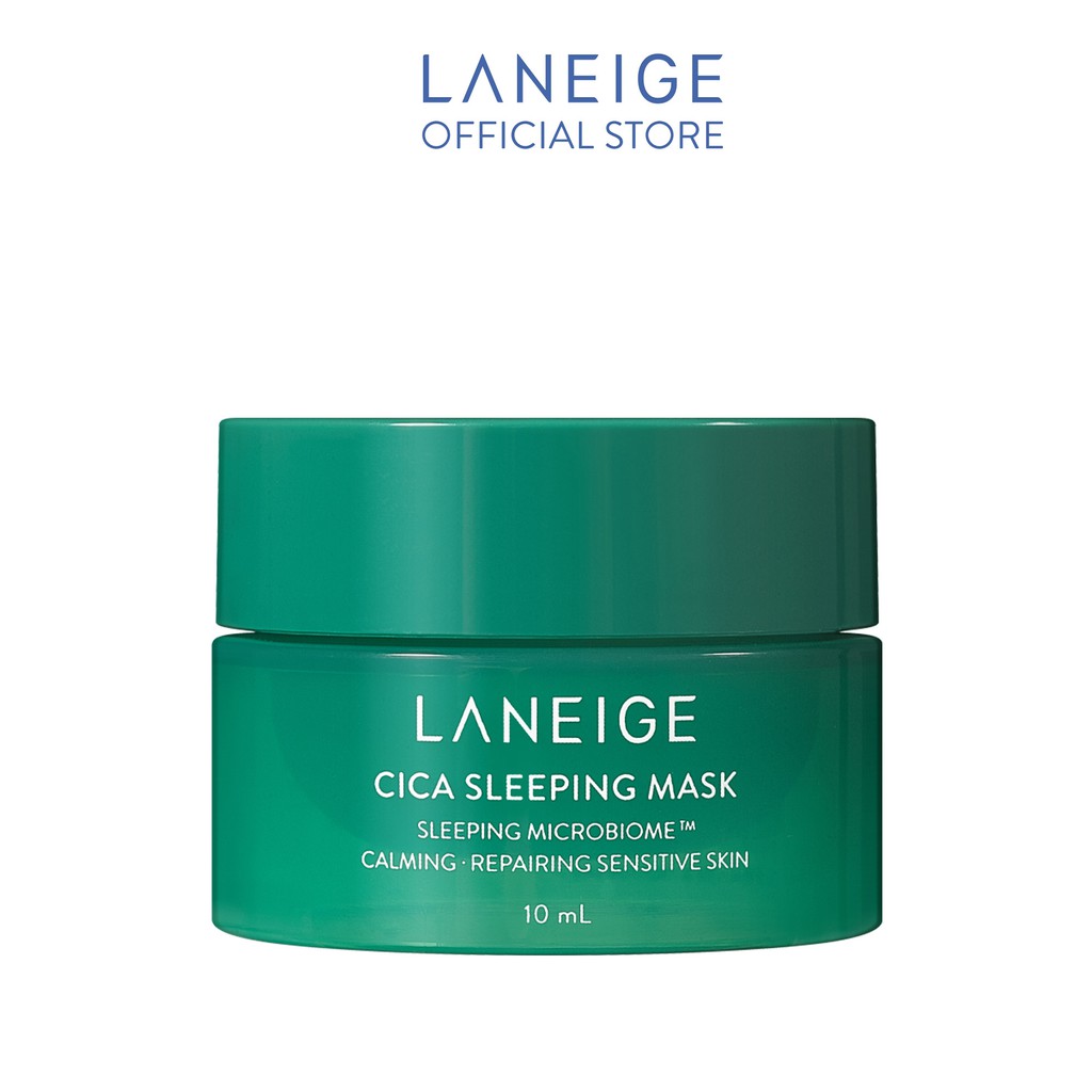 [HB GIFT] Bộ đôi mặt nạ ngủ LANEIGE Cica &amp; Lip Sleeping Mask Minisize