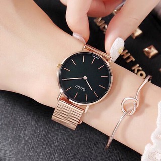 Đồng Hồ Nữ Dây Lụa Guou GL00 Cao Cấp