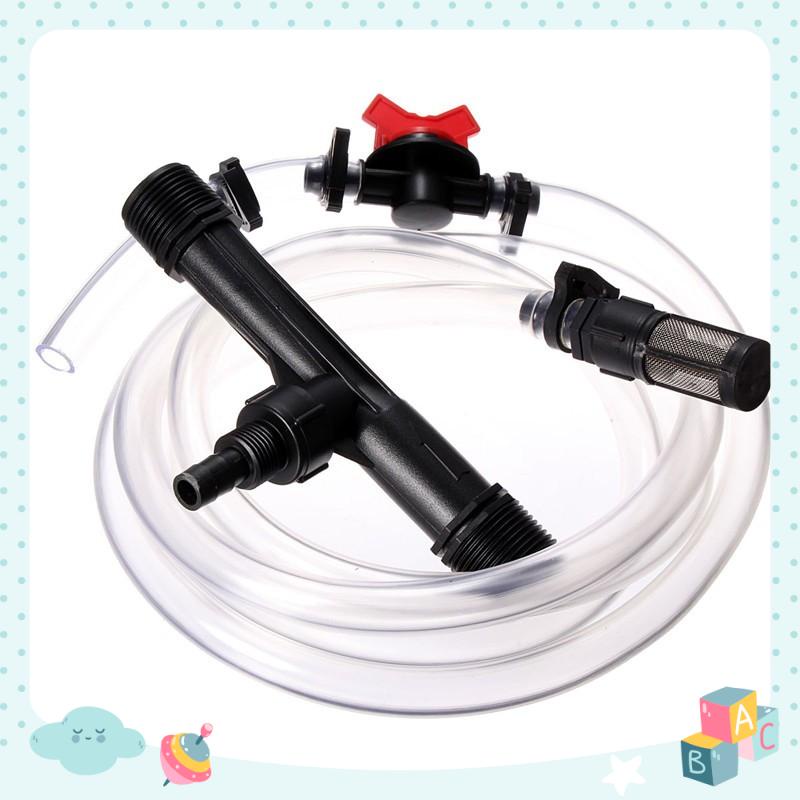 Bộ lọc châm phân bón tự động venturi 27 kèm dây hút có van điều chỉnh