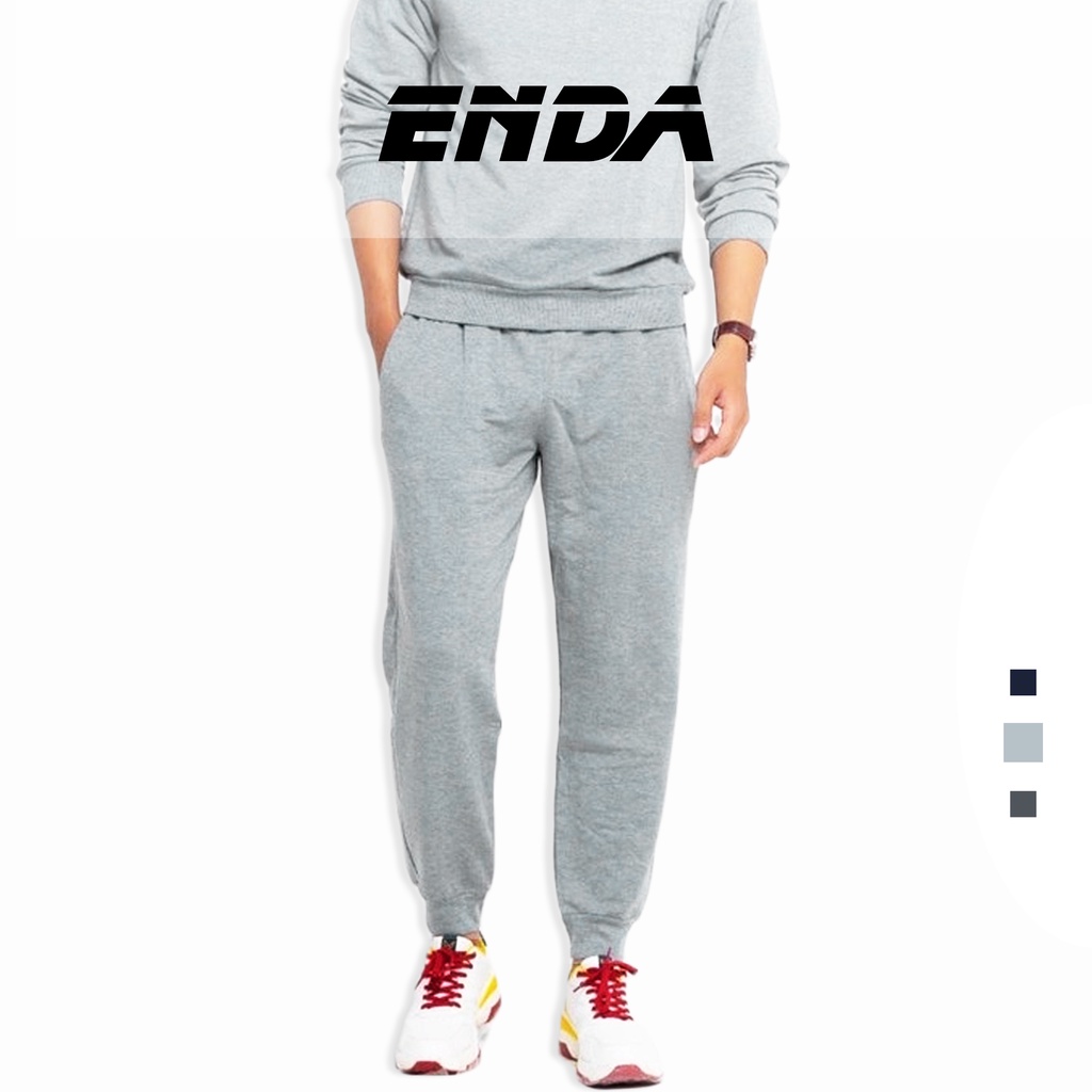 Quần Jogger nỉ Enda Store Quần thể thao nam basic