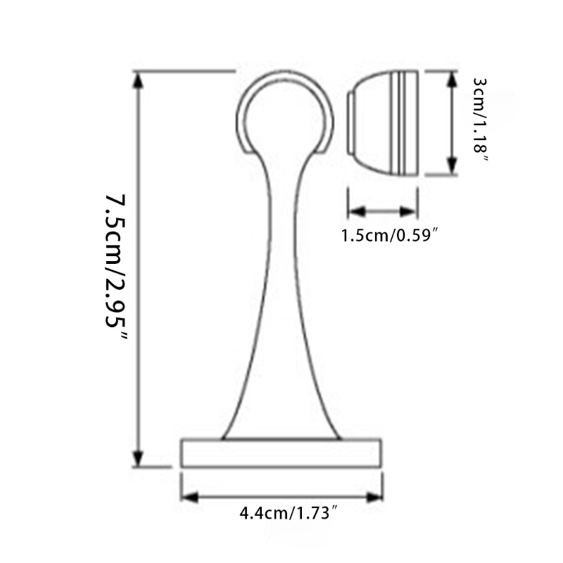 Giá Đỡ Chặn Cửa Chống Gió Tiện Dụng Cho Phòng Ngủ