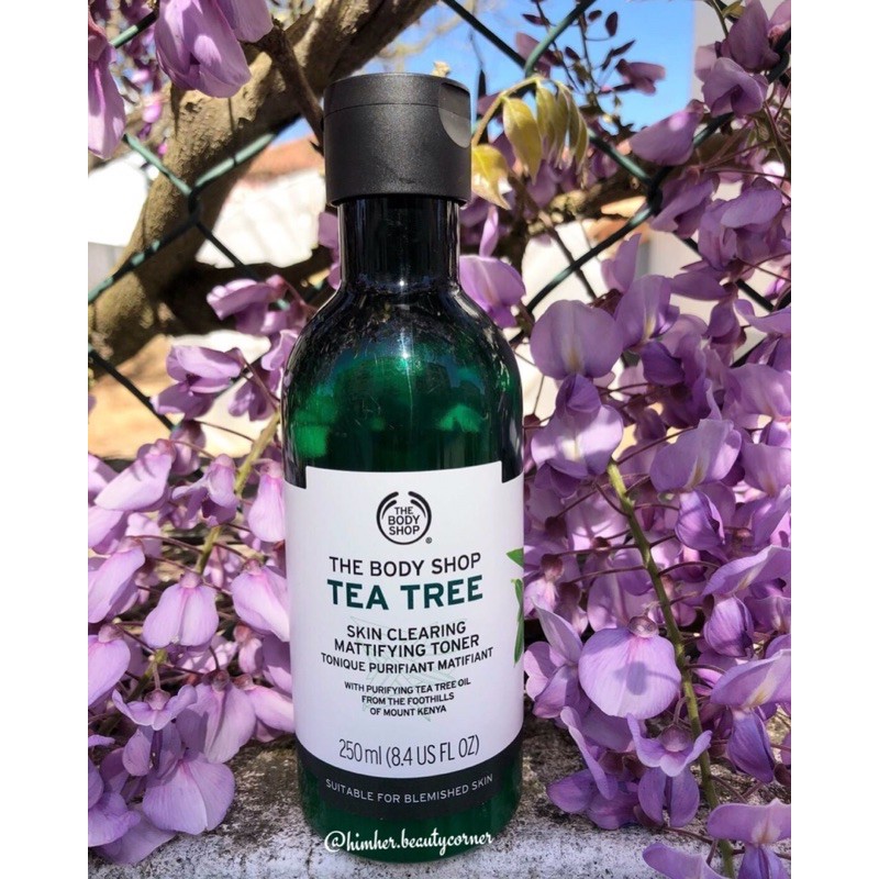 Nước hoa hồng Tràm Trà cho Da Dầu Mụn The Body Shop Tea Tree Skin Clearing Toner 250ml