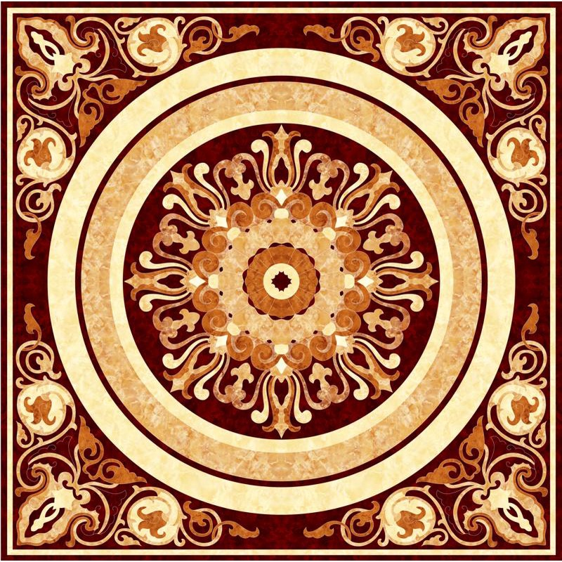 Nhiều mẫu Mandala dán tường tự chọn HZTU-Vol 1 -tc6 KT 60 x 60 cm phủ kim sa