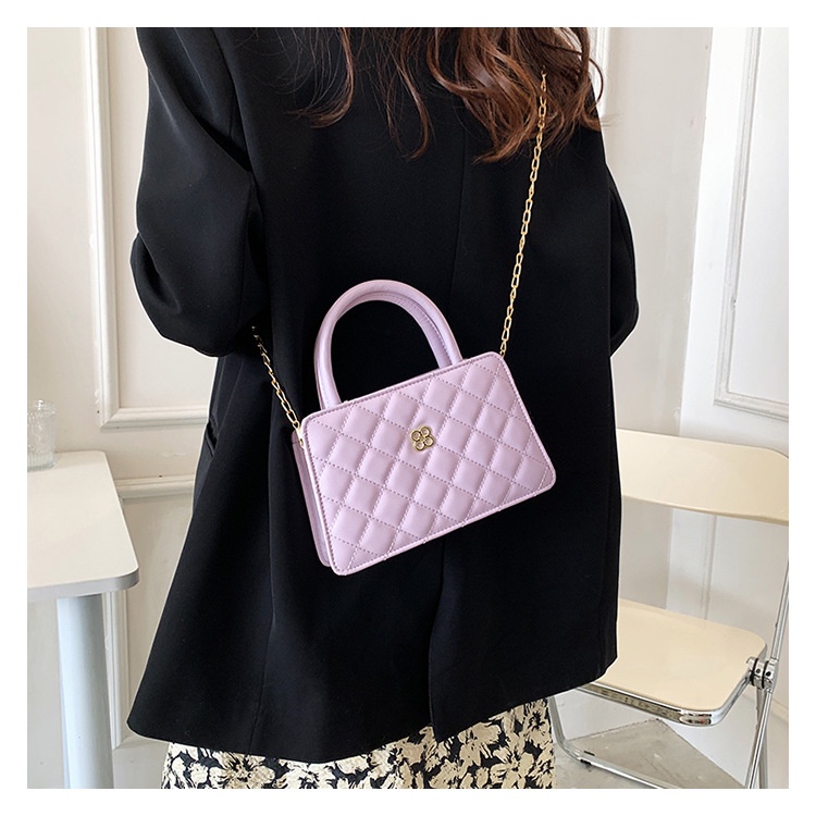 Túi Xách JASMIN NOIR Nữ Họa Tiết Caro Sang Trọng