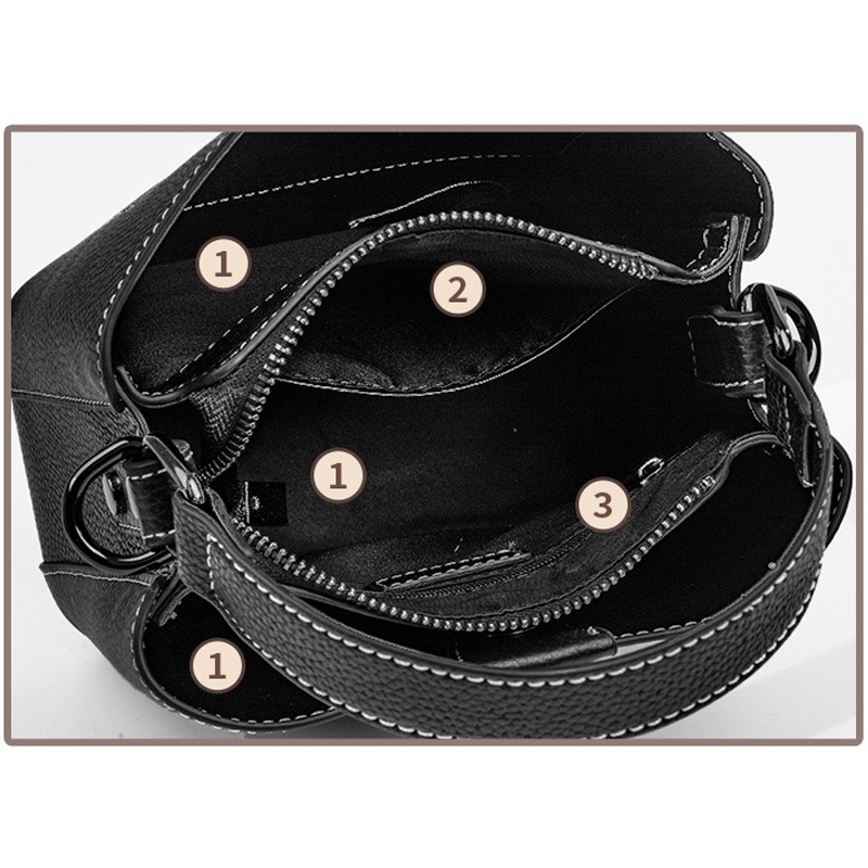 Samdo: Balo kiêm túi xách nữ da thật cao cấp  - Chính hãng Huada - 2 loại dây đeo, công sở đi làm, đi chơi HAD184