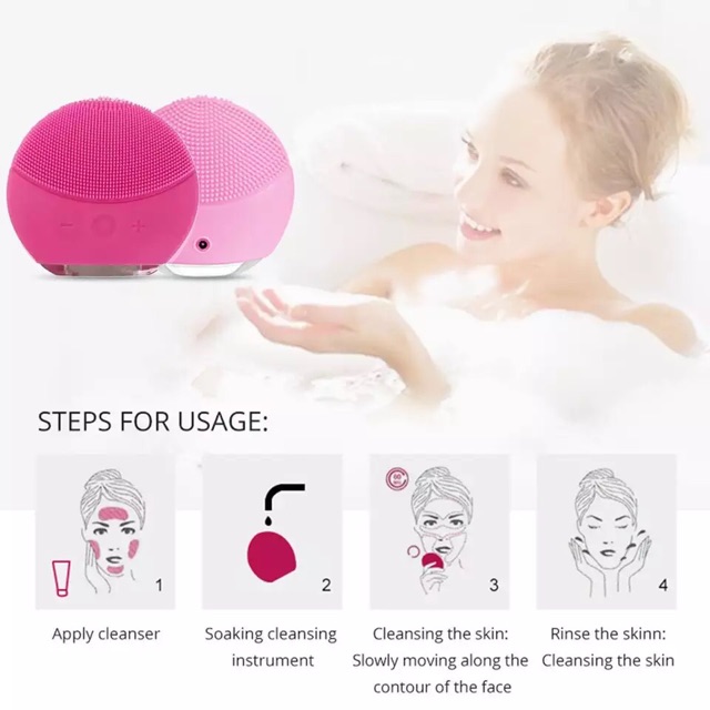 ❤️MÁY RỬA MẶT mini❤️.Máy rửa mặt kiêm matxa💕giúp sạch sâu lỗ chân lông | BigBuy360 - bigbuy360.vn