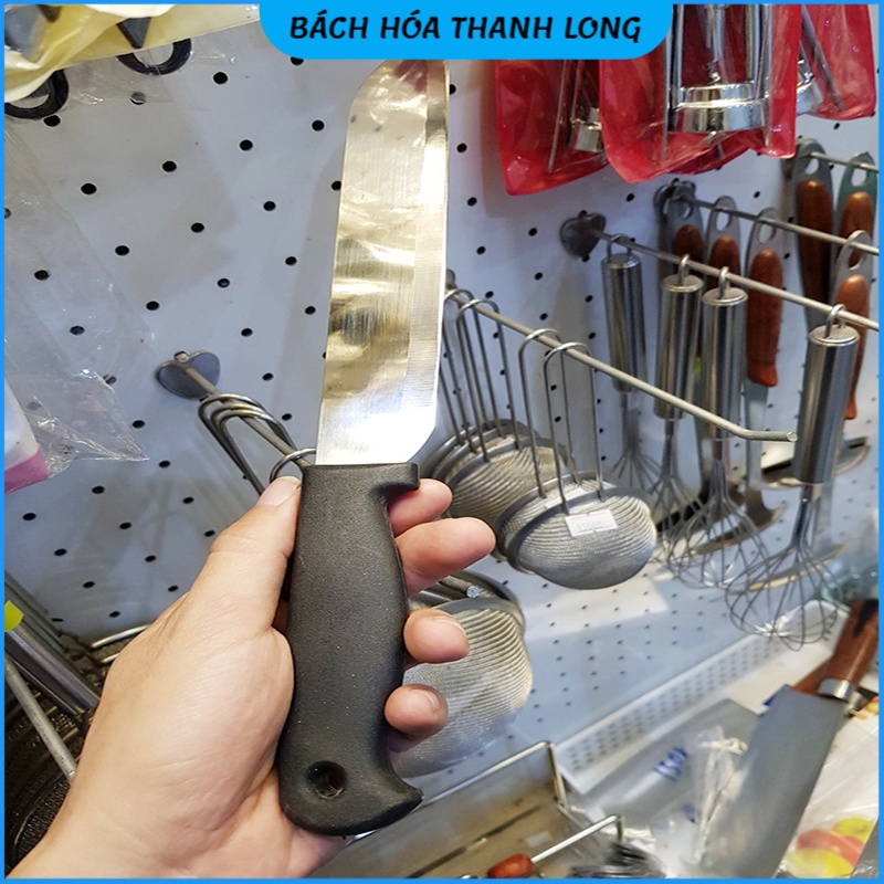 Mua Dao bếp cán đen inox lưỡi dài cao cấp ️FREESHIP ️ Dao làm bếp cán ...