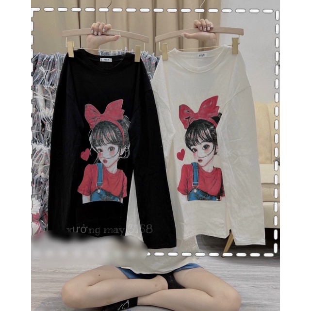 áo tay dài thun 3185 dày dặn