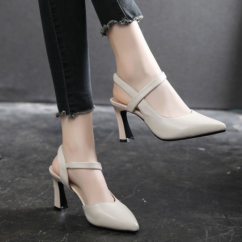 Giày Cao Gót Da Mềm 5-8cm Thời Trang Cho Nữ