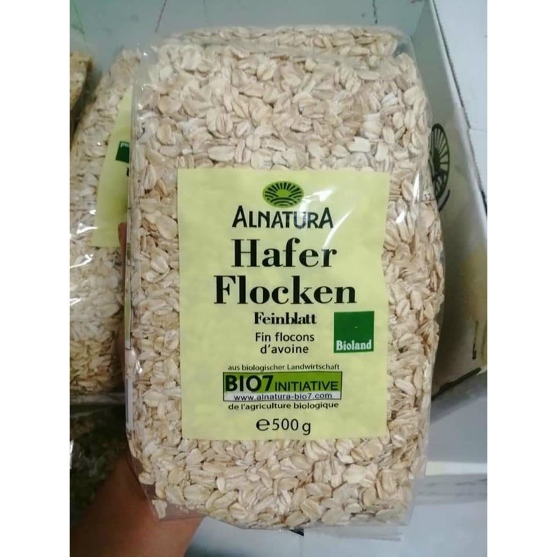 500g Yến Mạch Đức Hafer Flocken Cán dẹt