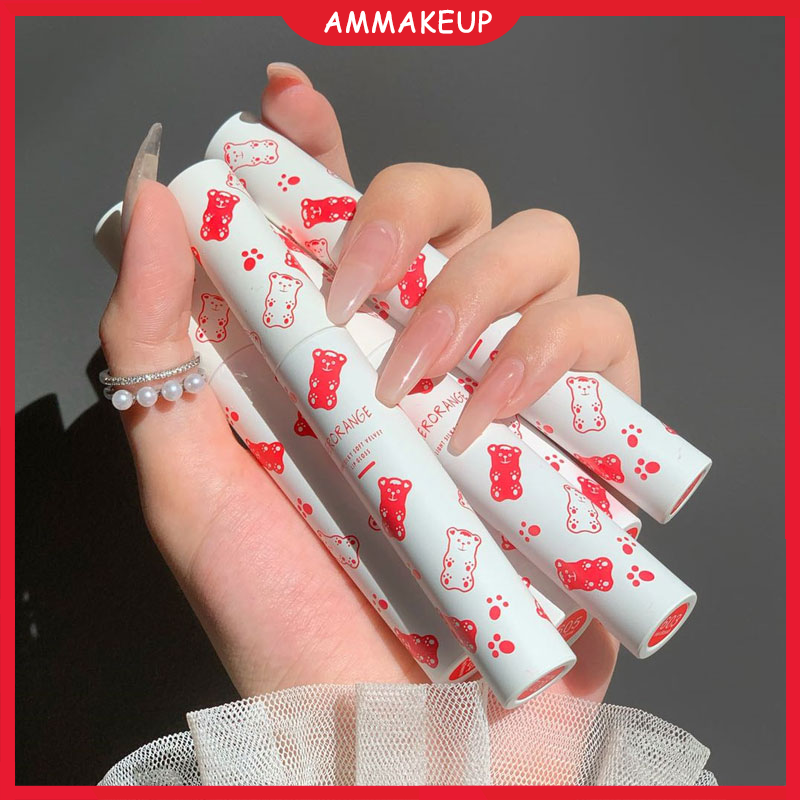 (Hàng Mới Về) Son Kem Lì Màu Đỏ Cam Gợi Cảm Chống Nước Lâu Trôi Ac254 | BigBuy360 - bigbuy360.vn
