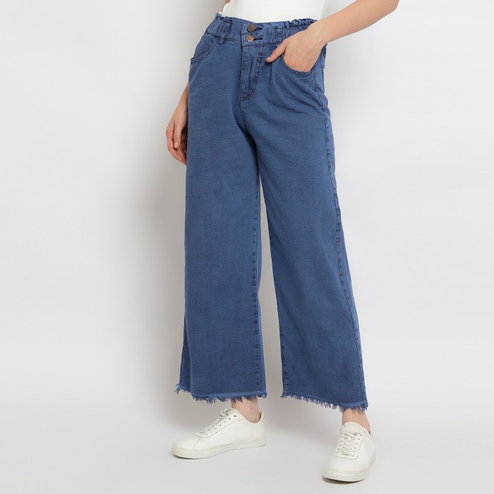 Nzinga Hawon rawis Culottes Quần Jean denim Nữ