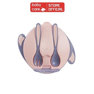 Bát ăn dặm🌸hàng chính hãng-an toàn cho bé🌸kèm thìa nĩa babycare us cao cấp