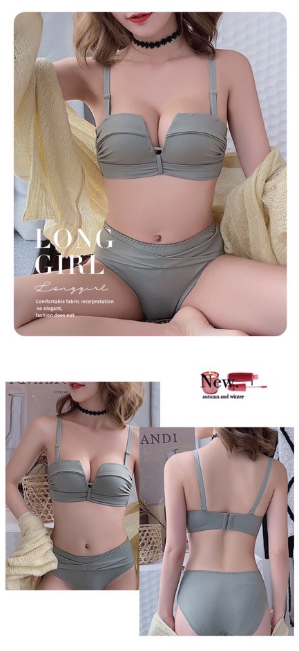 Bộ Đồ Lót Đúc Quả Vuông Nâng Ngực Cực Đẹp 971